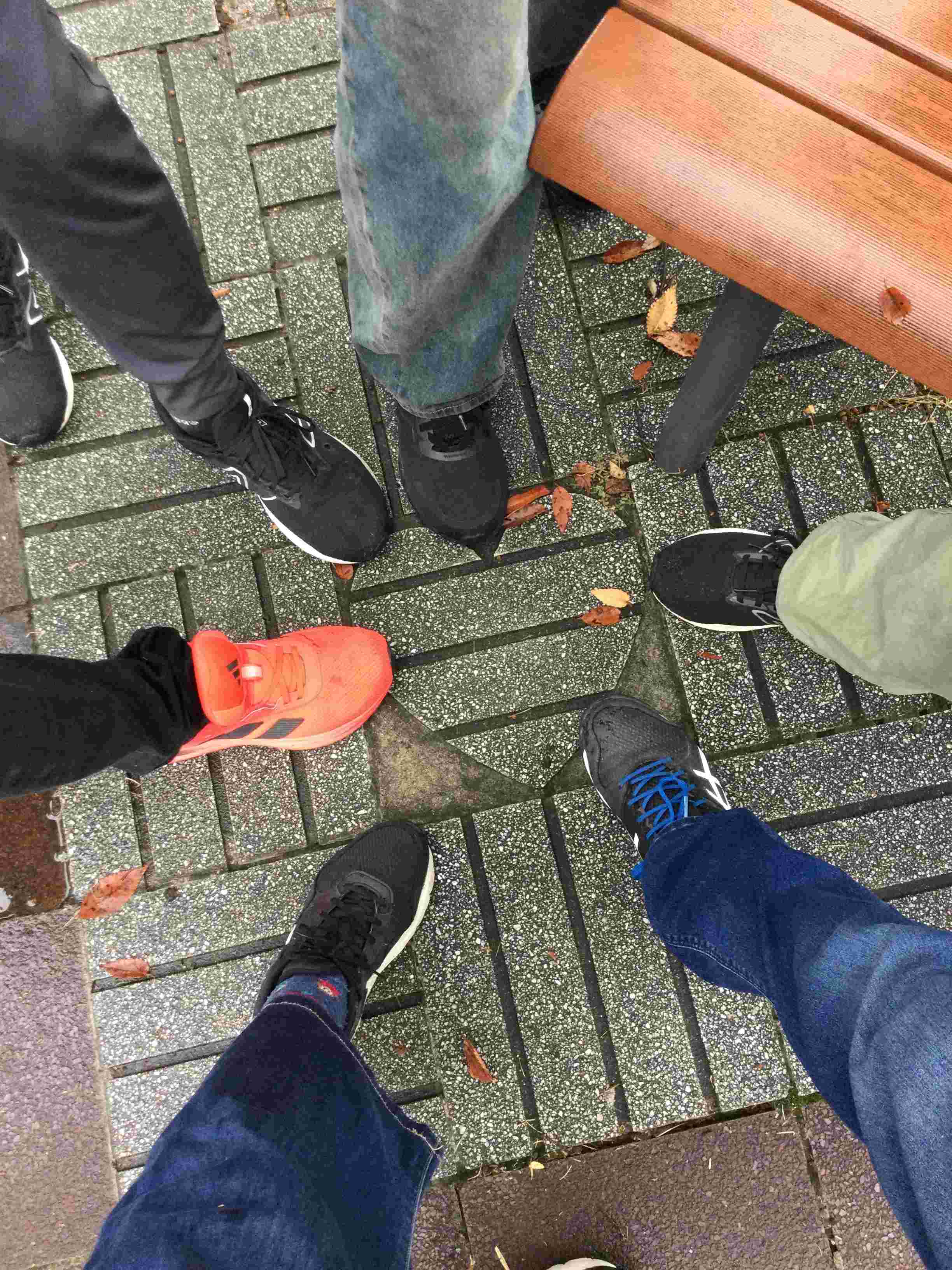 ハートのタイル